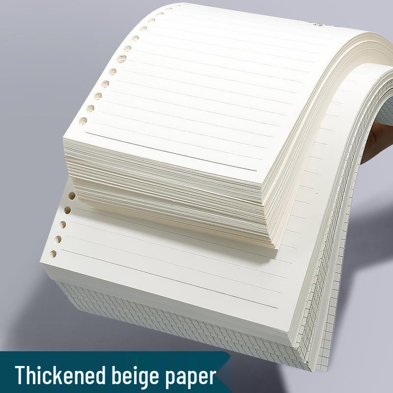 Free Shipping: Thickened Loose-leaf Paper Core for Notebooks - B5 26-Hole, A5 20-Hole, A4 Grid