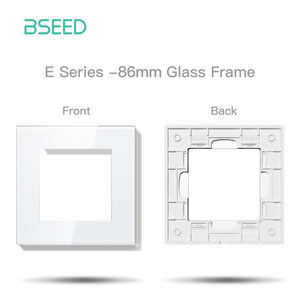 BSEED ZigBee Click Switch Modules Smart Light Switch Parts Glass/PC Frame DIY Combination Zigbee Sockets USB Charge E-Series