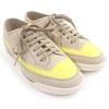 Pristine John Lobb Low Cut Sneakers COURT Beige Yellow Suede Leather Mens 6 Used