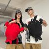 Sac à dos Écrevisse Drôle Personnalité Marque Tendance Hommes et Femmes Sac pour Casque de Vélo Sac à Dos de Voyage Grande Capacité