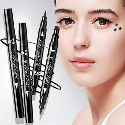 Sevimli Damgalı Başlıklı Sıvı Eyeliner Kozmetik Makyaj Aleti