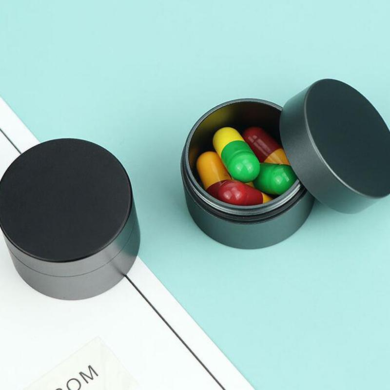 Mini Aluminum Alloy Waterproof Bottle Capsule Seal Bottle Edc Waterproof Tank