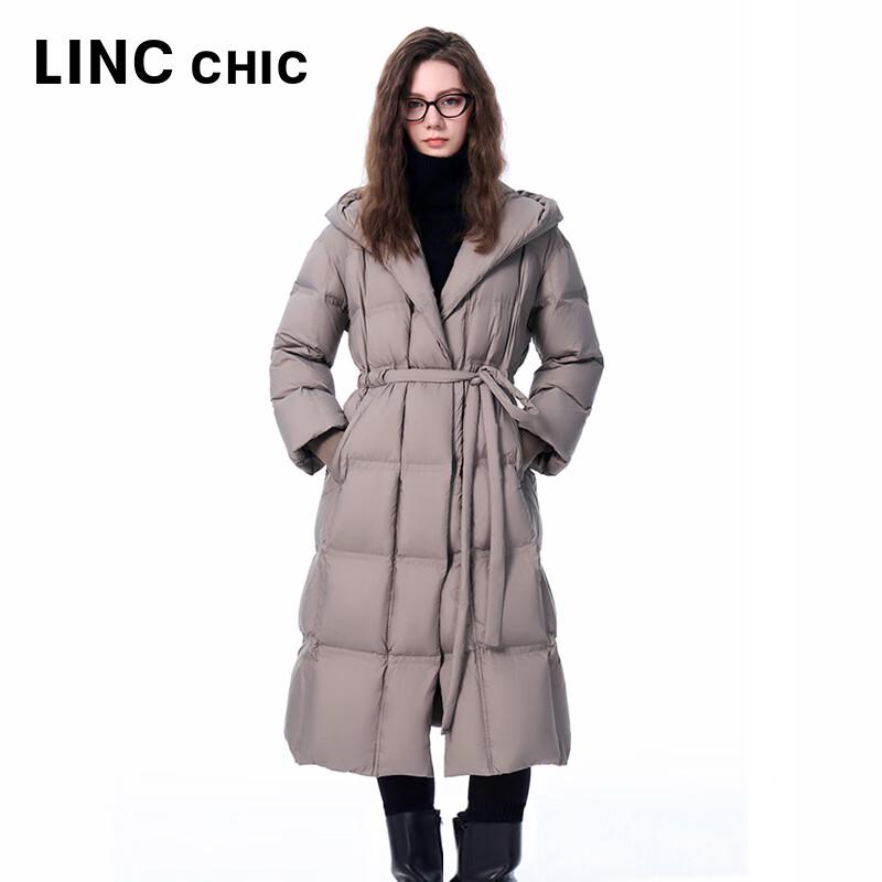 Jinyujie Women's Hooded Long 90% Duck Down Winter Puffer Jacket