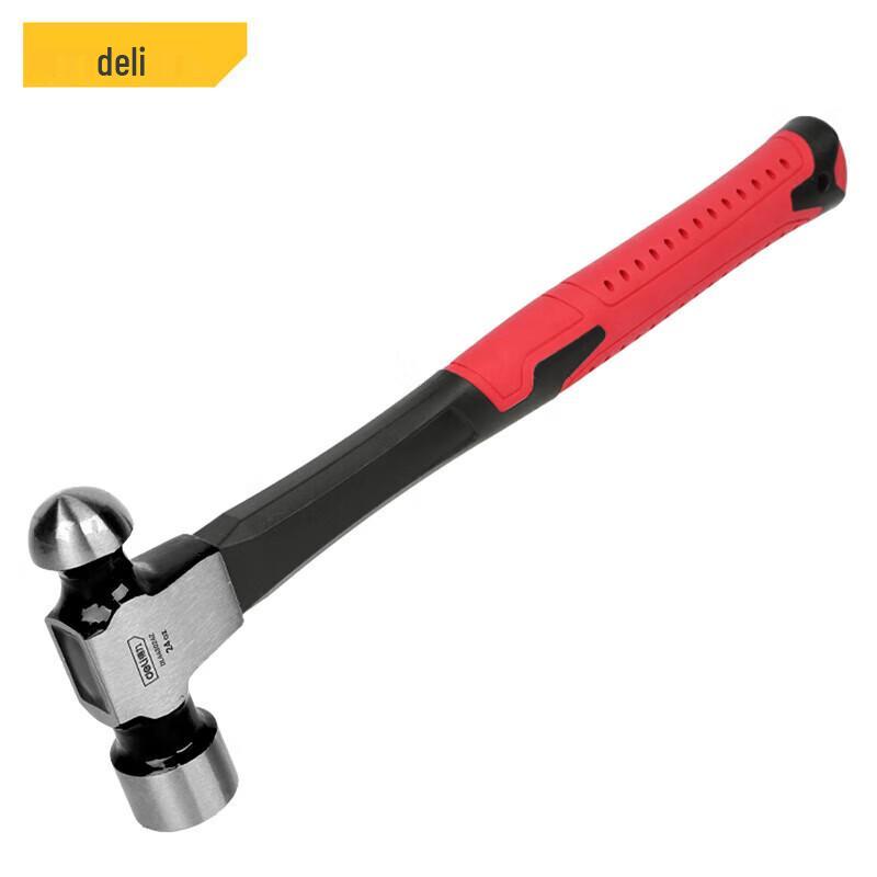Deli Professional Fiberglass Handle Round Head Hammer