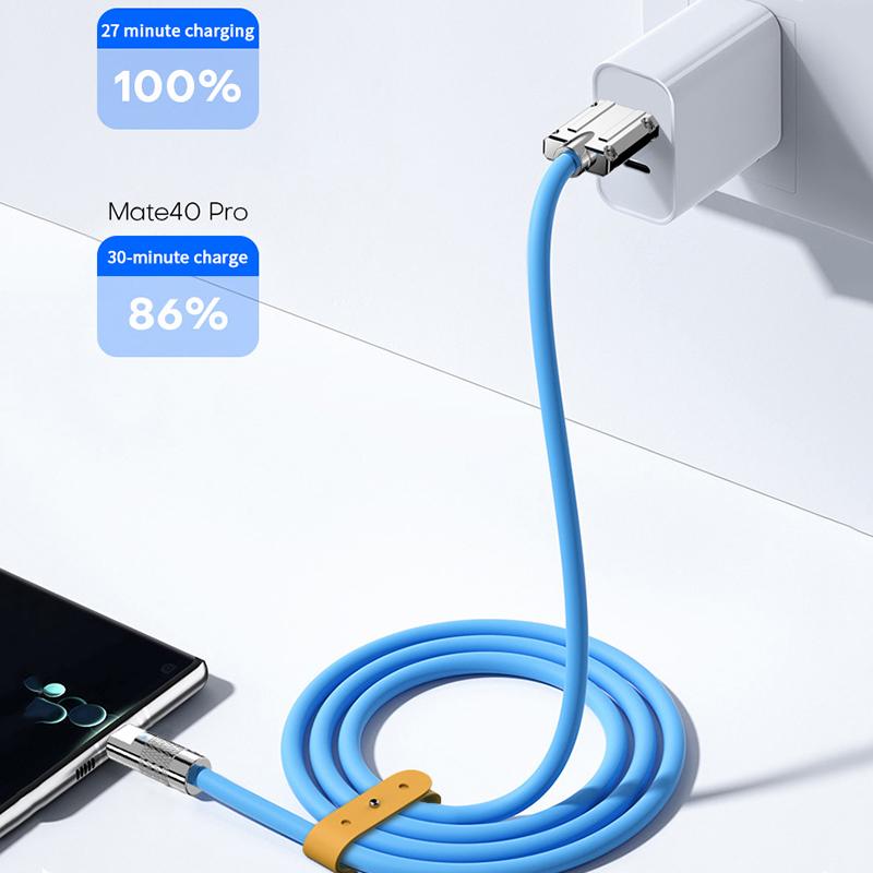 120W 6A Schnellladekabel USB C Ladekabel Multifunktionales Schnellladekabel für Mobiltelefon