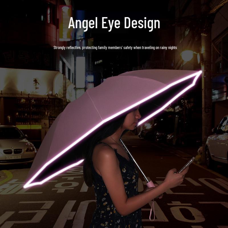 Automatic Large Folding Umbrella for Men & Women, Dual-Use for Sun and Rain, UV Protection