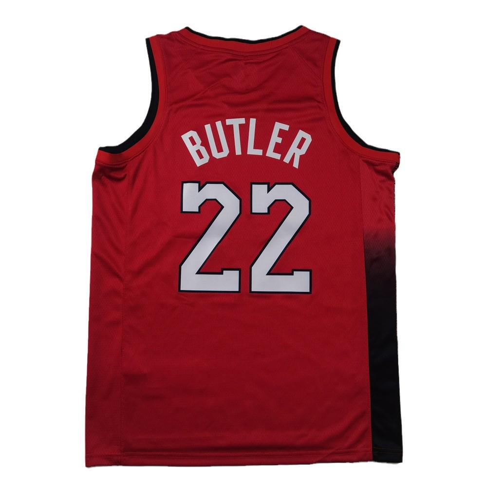 2024-25 Miami Heat City Edition Red Basketball Jersey #22 Butler, Herro, Adebayo