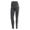 Womens/Ladies 3 Stripes Flat Locked Seams Leggings
