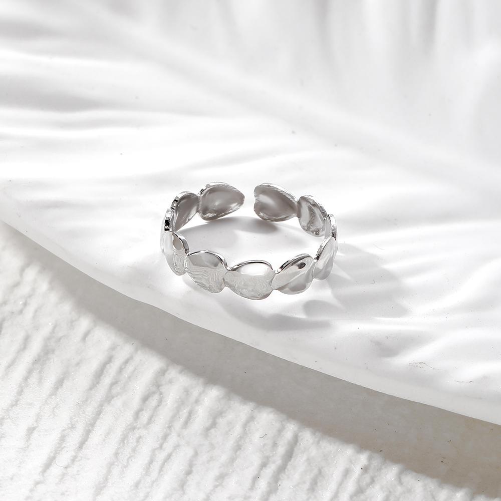 2026 Модные Свадебные Украшения Кольца Кольца Любви 2 Штуки Золото Простые Женские Аксессуары Набор Колец из 2 Штук