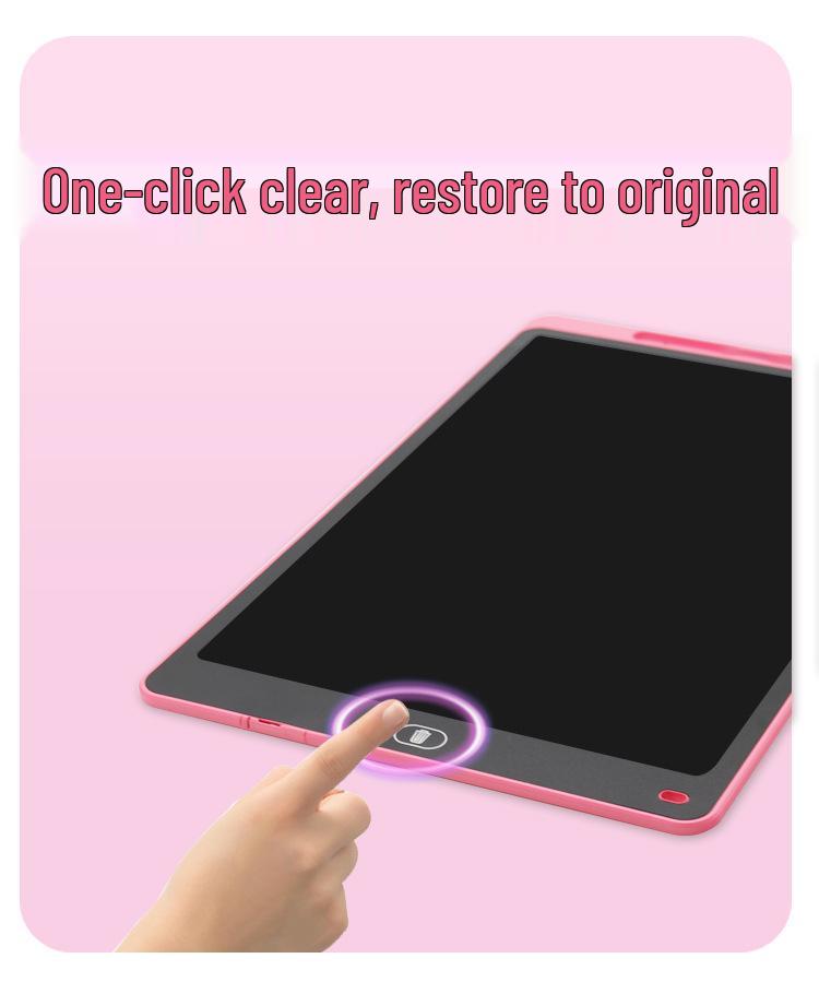 16-20 Inch LCD Writing Tablet: Children's Drawing & Handwriting Board with One-Key Clear