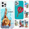 Girl Flamingo Summer Beach Phone Case for Iphone 17 Air 16 15 Plus 14 13 Mini 12 11 Pro Max 16E 7 8 SE 2020 Soft Funda Print She