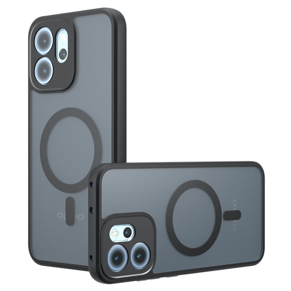 For Oppo Reno14 F 5G Case Compatible with MagSafe TPU+PC Matte Skin Touch Phone Cover