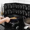 Domácí kuchyňský sporák Fóliový talíř Zabraňte rozstřiku oleje vaření Hot Baffle Kitchen Tool