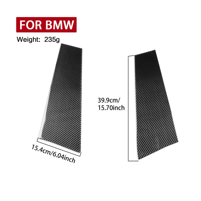 Carbon Fiber Car Accessories B-pillar Panel Modified Exterior Trim Cover Sticker For BMW 4 Series 4 Door G22 G23 G26 -2025