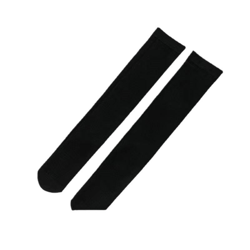 Frühlings-, Herbst- und Winter-Kniestrümpfe für Mädchen, Herbst- und Winter-Studenten-Persönlichkeit Drei-Streifen-Damenstrümpfe, Einfarbige gestreifte Socken