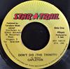 7inch Record CAPLETON  Dont Dis The Trinity PH048 Star Trail 1994 Jamaica Reggae Ska  Dub Used