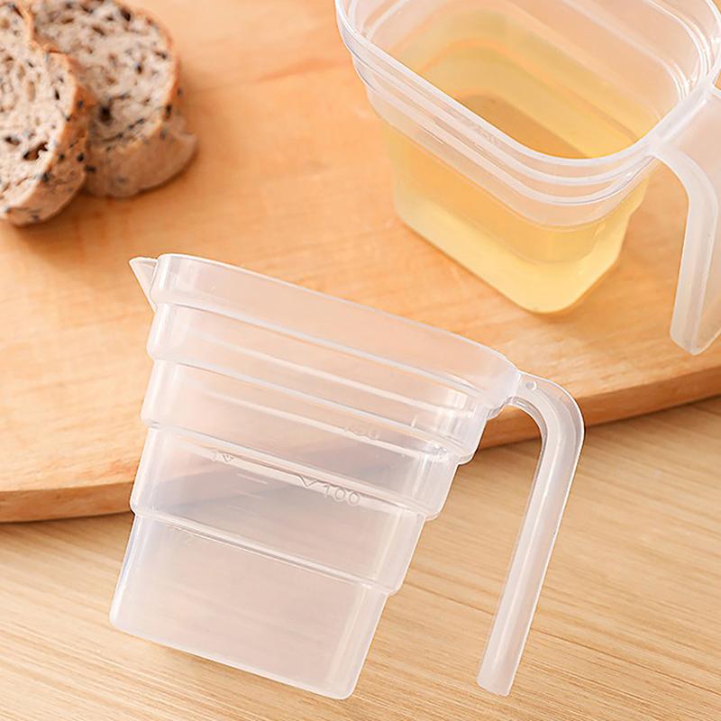 250 ml plastový priehľadný odmerný pohár s odstupňovaním Domácnosť Kuchyňa Pečenie Merací nástroj Dizajn s rukoväťou Poháre