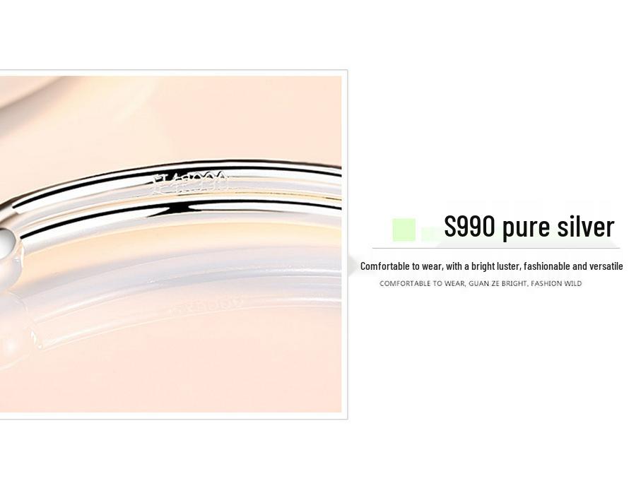 Zhenrong 925 Silber Damenarmband: Palastglocke, Japanischer & Koreanischer Stil, Modische Sterling Silber Rotierende Perle, Ethnischer Stil