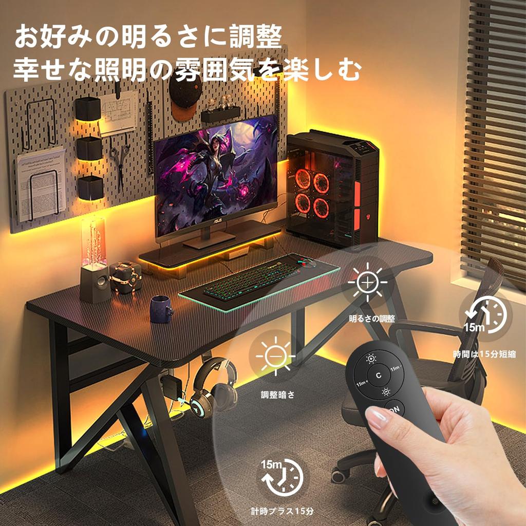 [RYE] Flexible COB LED Strip Light, 5mm Wide, High-Density, Hidden LED Strip Light, 3m, 320 LEDsm, Warm White 2700K, 5V, USB Connector, Remote