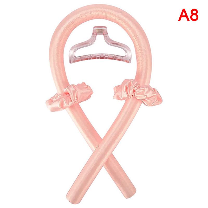 Heatless Curling Rod Headband No Heat Hair Curlers Ribbon Hair Rollers