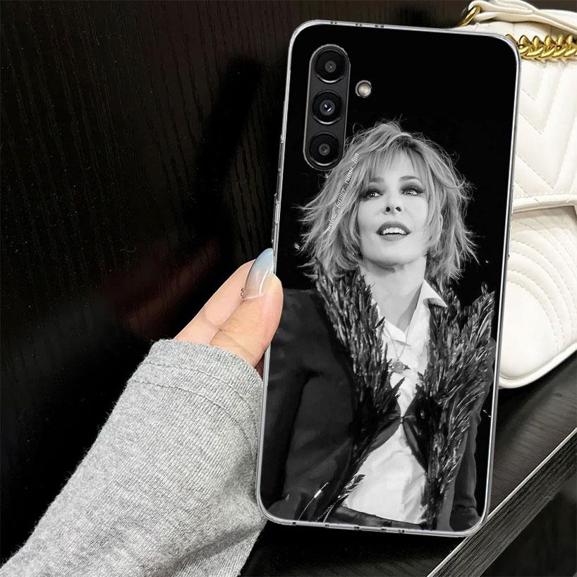 

Mylene Farmer Case for Samsung A17 A16 A56 A36 A26 A15 A55 A35 A25 A14 A54 A34 A24 Phone Cover A13 A53 A33 A23 A05S A04S Samsung A03S