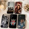 B-Bon J-Jovi Vintage Rock Pouzdro na telefon Pro Samsung Galaxy A73,A72,A71,A70,A53,A52,A51,Ostatní Měkký Černý Kryt