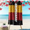 Galatasaray Spor Kulübü Print Strandtuch, Großes Weiches Schnelltrocknendes Handtuch für Strand Camping Schwimmen