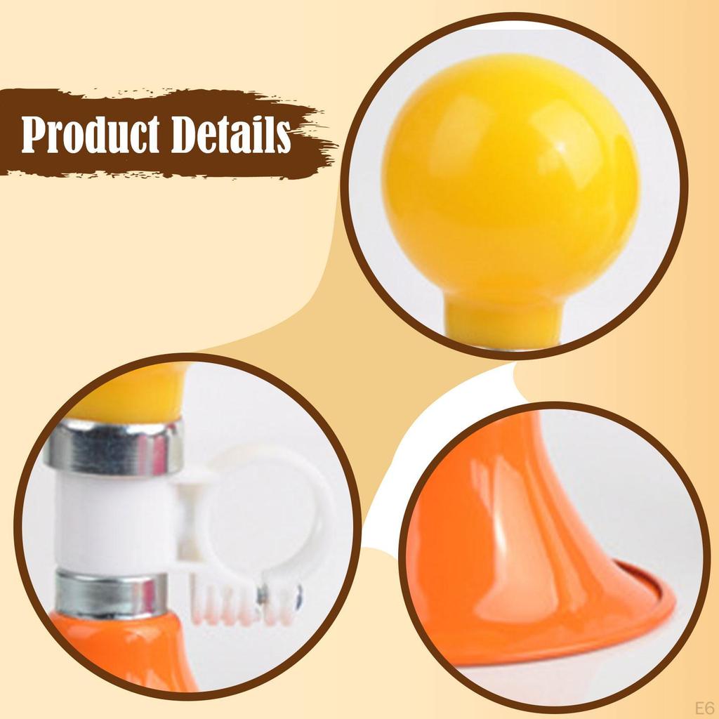 Bicycle Horn for 22mm Handlebars, Loud Clear Sound, Trumpet, Universal Portable Decoration,