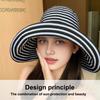 Women Brim Foldable Sun Hat UV Wide Packable Bucket Hat for