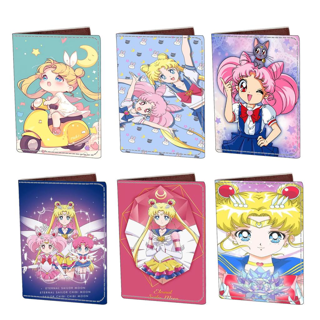 Beautiful Girl Travel Passport Bag Student Passport ID Holder