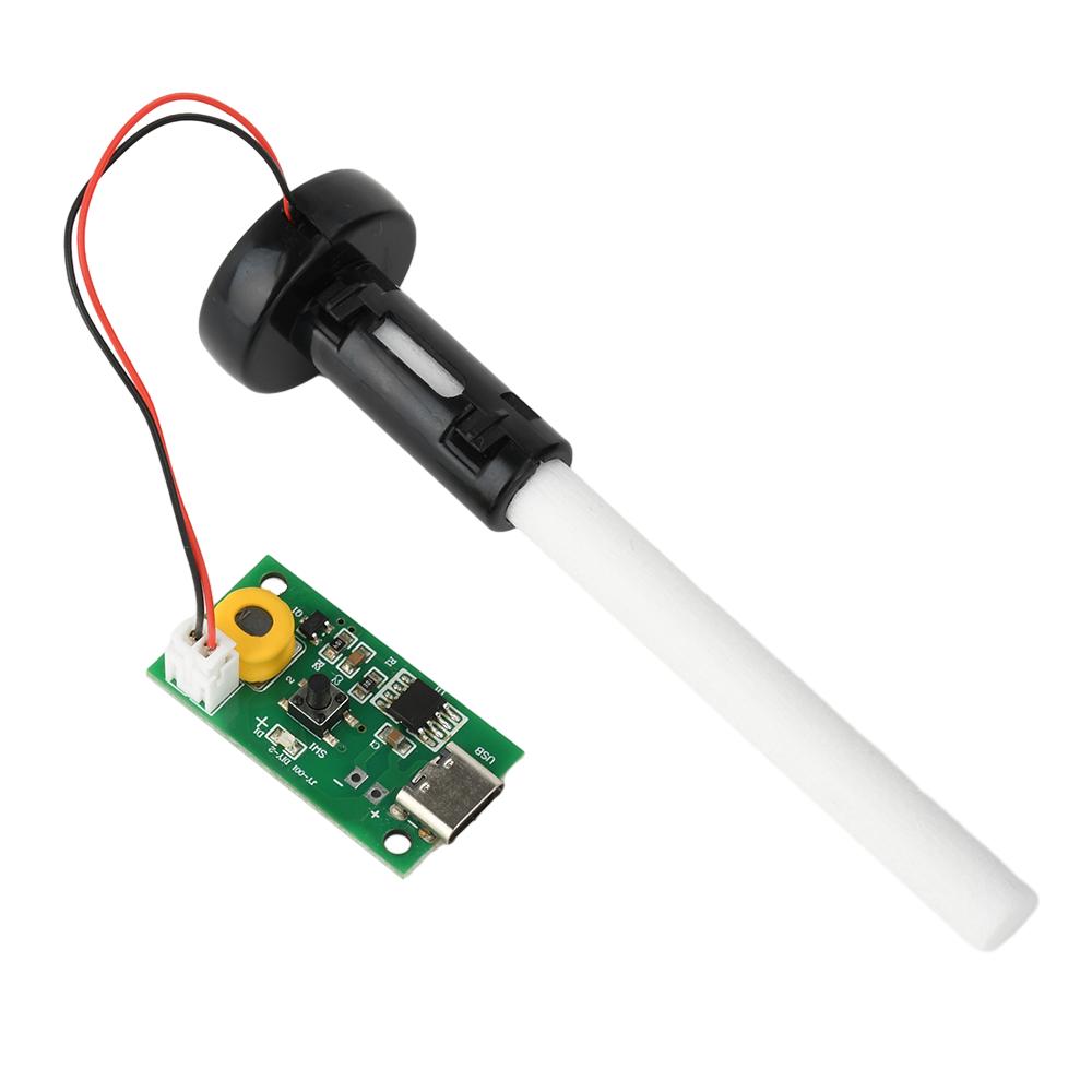 DC 1V 1.1-1W 1 Speed Adjustable Spray Humidifier Module Atomization Control Board DIY Ultrasonic Nebulizer TYPE-C Interface