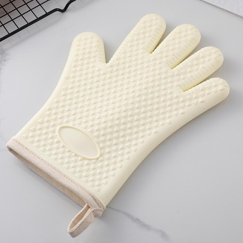 Silicone Heat-Resistant Oven Gloves for Baking and Microwave