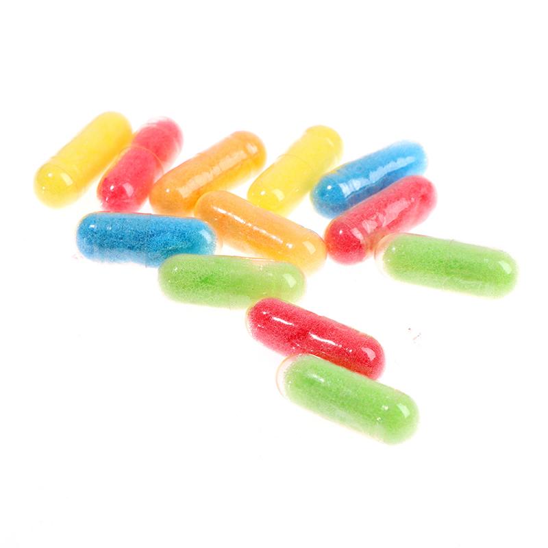 12Pcs/Set Cartoon Dinosaur Toys Bath Toy Grow Capsule 1 Set  Magic Soft