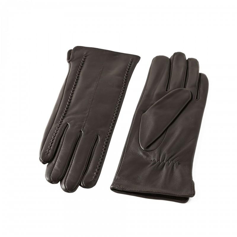 Womens Colored Sheepskin Gloves Warm Fleece Lined Genuine Leather Winter Outdoor Essential