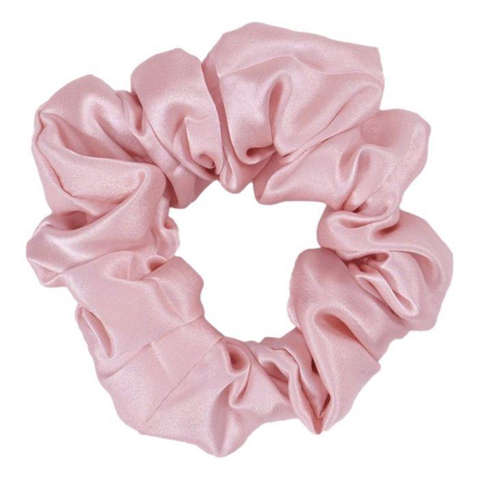 Chouchou en soie "Silk" Coton pur - Rose