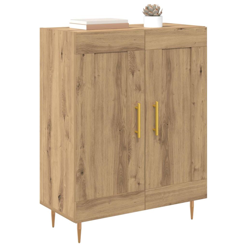 Sideboard Artisan Oak 69.5 x 34 x 90 cm Composite Wood and Iron