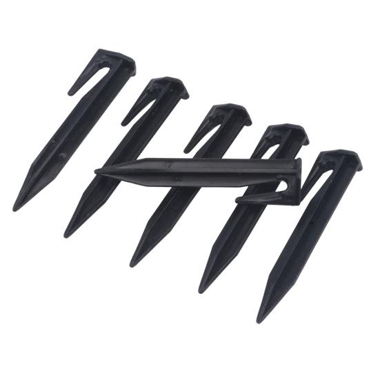 100Pcs Camping Tent Stake Heavy Duty Lawnmower Boundary Wire Stake Outdoor Garden Yard Patio Lawn Tarp Canopy Windproof Ground Spike Tent Peg