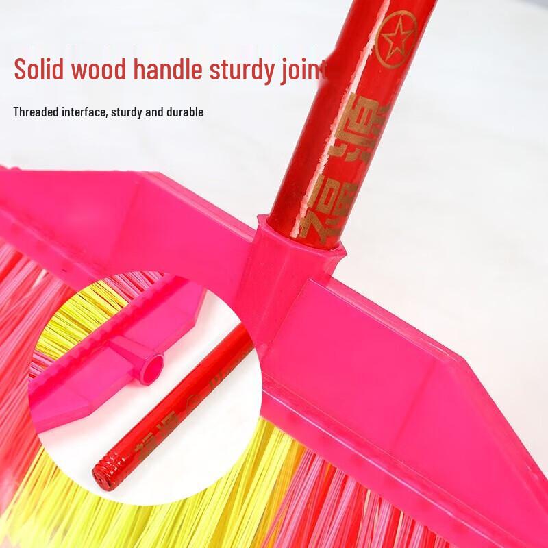 Hard-Bristle Outdoor Cleaning Broom
