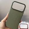 Oryginalne Biznesowe Skórzane Magnetyczne Bezprzewodowe Ładowanie Etui na Telefon Dla IPhone 17Air Pro Max Odporne na Wstrząsy Pokrowiec Ochronny