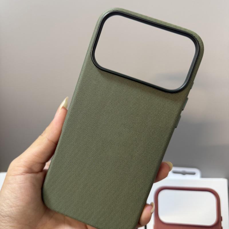 Originální Business Prémiové Kožené Magnetické Bezdrátové Nabíjení Kryt na Telefon Pro IPhone 17Air Pro Max Nárazuvzdorný Ochranný Kryt