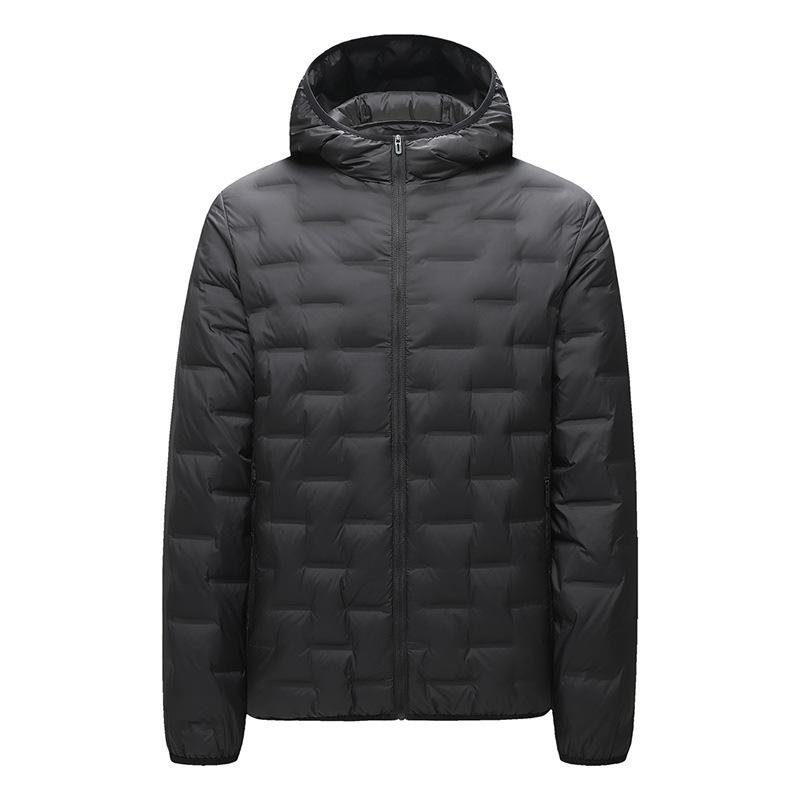 

High-quality new national standard velvet to keep warm outdoor sports can be opened twice, hooded and light down men M