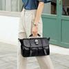 Bolso de Mano para Mujer Gran Capacidad Alta Calidad Calavera Remaches Cruzado Estilo Hiphop Punk Moda Hombro Bolsos de Viaje