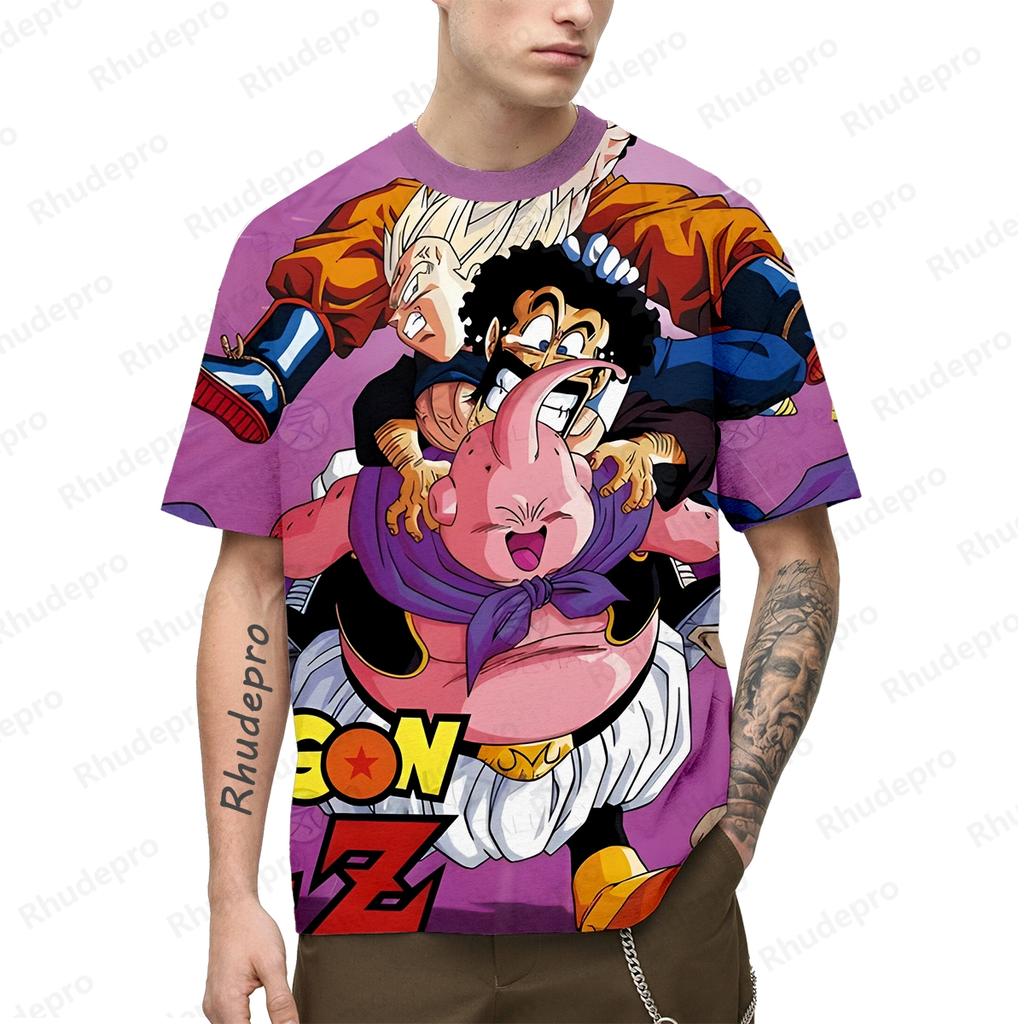 Vegeta Gym Tops 100-5XL Goku Hip Hop T-Shirt für Männer Cosplay T-Shirts Übergroße Kleidung Mode Anime Y2k