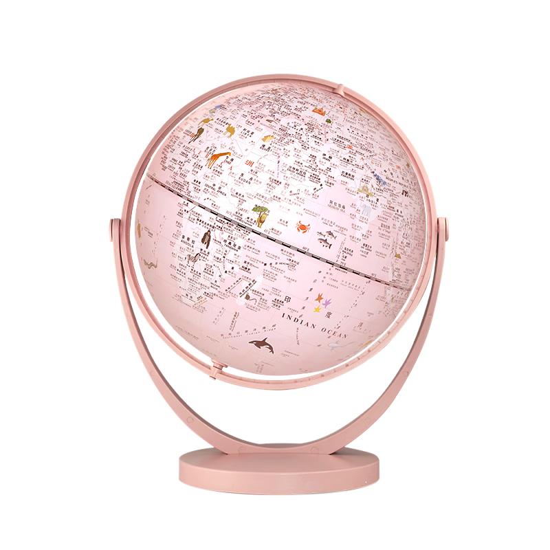 Beidou Interactive AR & Illuminated World Globe розовый