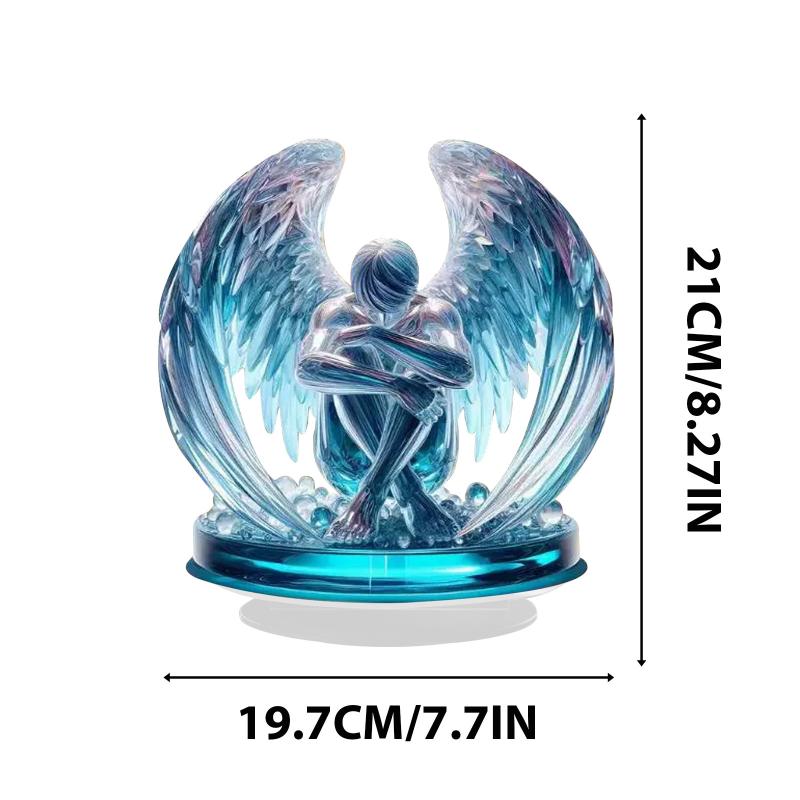 Nativity Scene Ornament Minimalist Christian Scene Ornament Acrylic Nativity Decoration Exquisite Religious Table Decoration