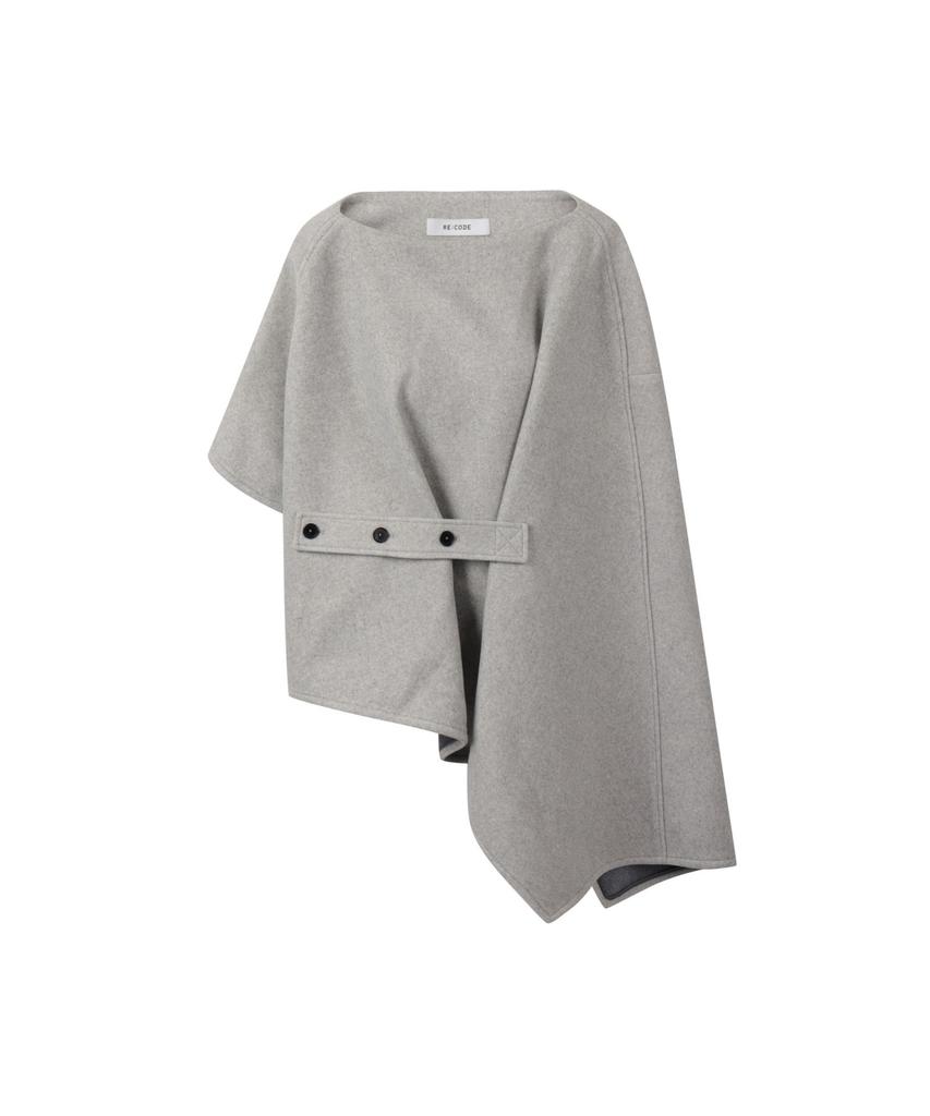 RECODE Belted Drape Shawl Ryaaw25543Gyx