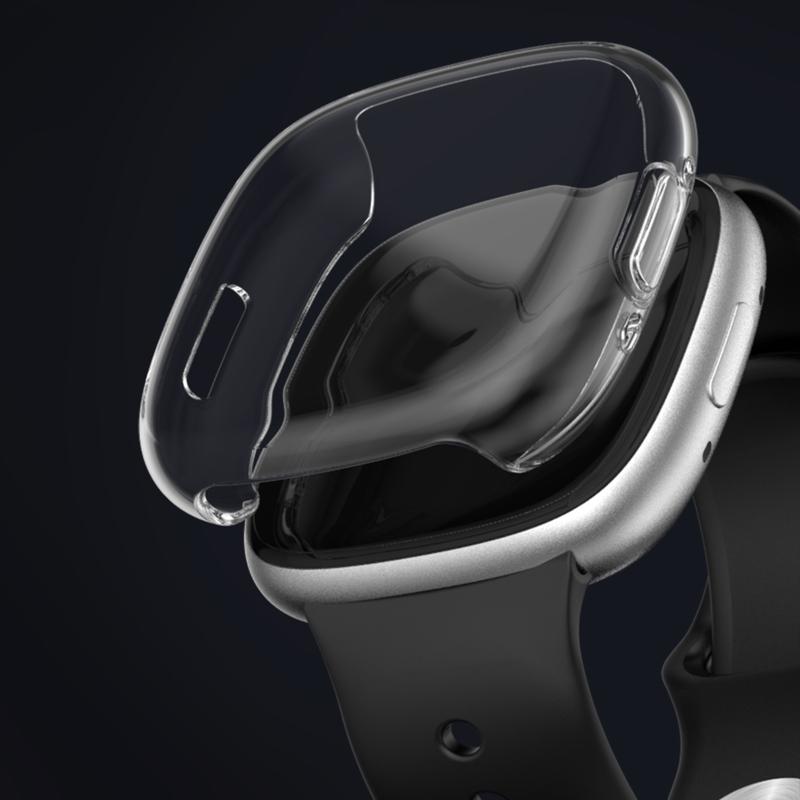 Shockproof Soft Case for FitbitVersa 4 Protector Bumper for Shell Full Protective Cover Ultra-Thin Scratch Resistant