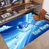 Custom Name Text Crystal Velvet Rug,Blox Fruits Soft Plush Decorative Non Slip Floor Carpet