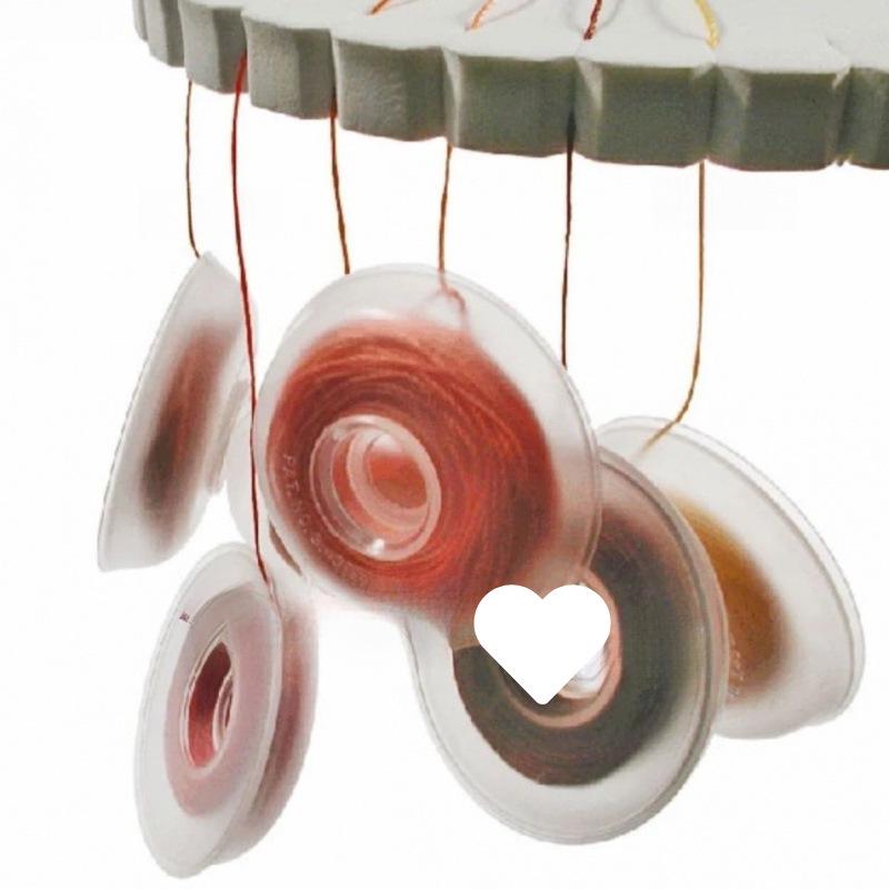 Cross-Stitch Thread Organizer: Includes Soft Wire Tool, Winding Tool, Floss Separator, Winding and Threading Plate for Optimal Thread Organization.