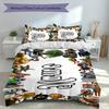 Set di 3 pezzi con Nome Personalizzato Animale Brainrot Italiano, Include 1 Copripiumino e 2 Federe, Arredo Camera da Letto per Tutte le Stagioni
